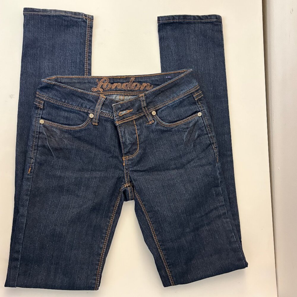BONGO London dark blue skinny jeans
